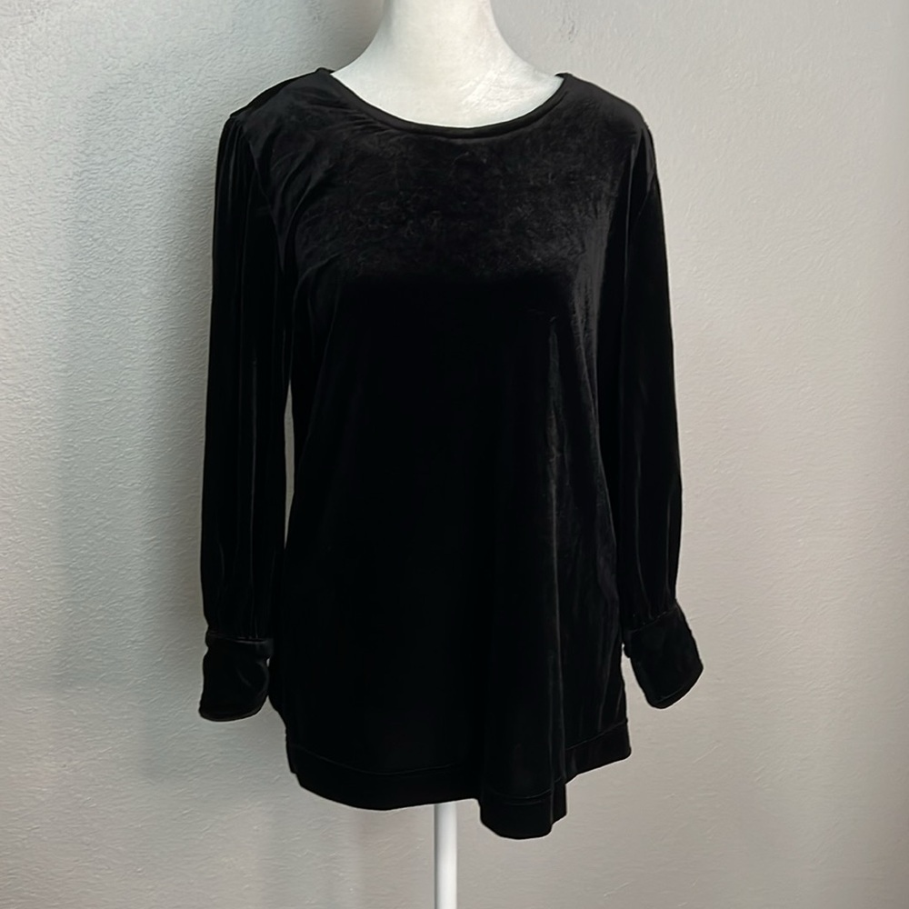 Karl Lagerfeld Velvet Blouse Size Small NWT